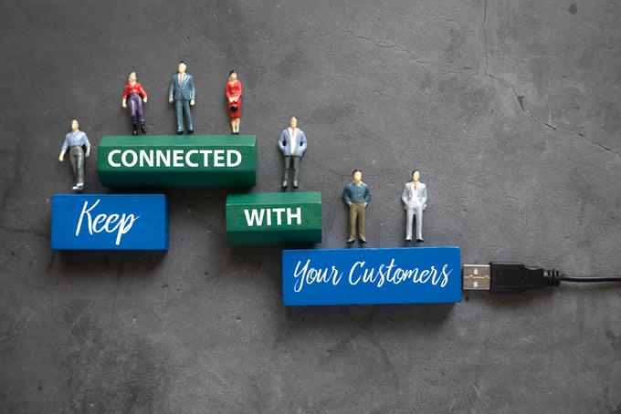 keep connected with your customers - nezasa